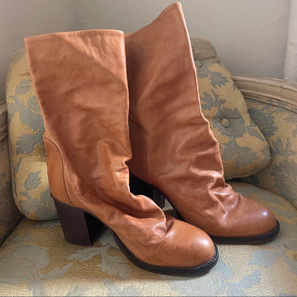 FREE PEOPLE ELLE BLOCK HEEL Boots 39